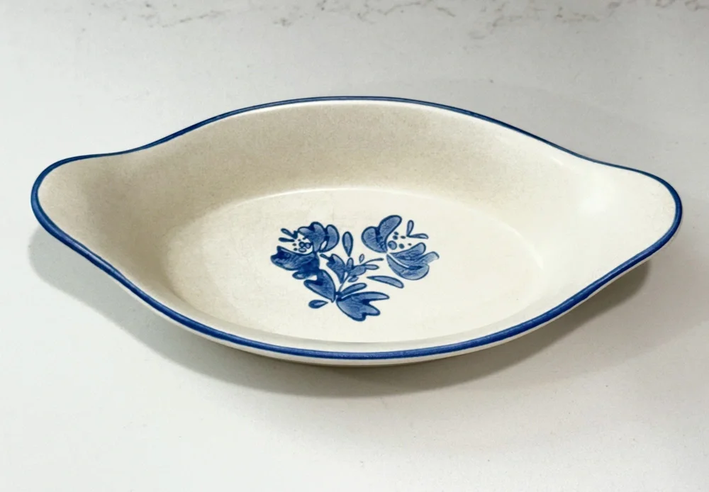 Set of 4 Vintage Pfaltzgraff Yorktowne Au Gratin Dishes 260 265 270 Stoneware